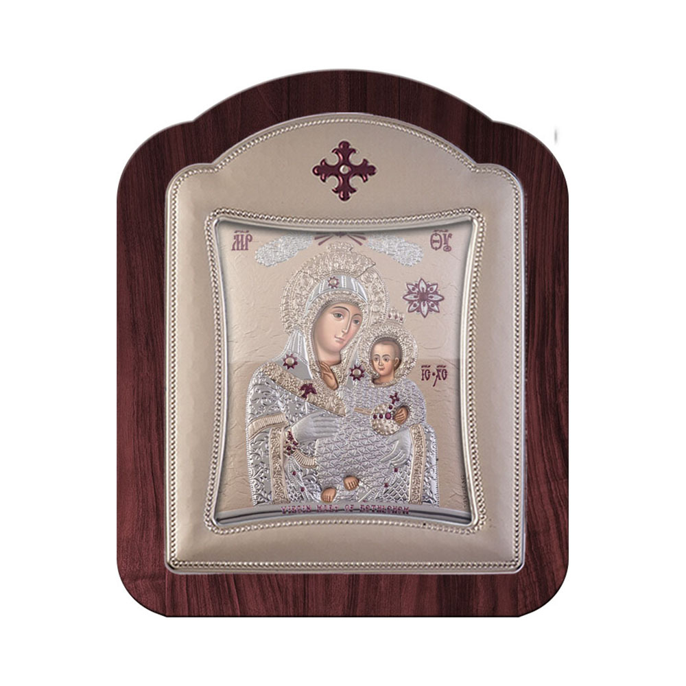 Virgin Mary from Bethlehem with Modern Frame and Glass