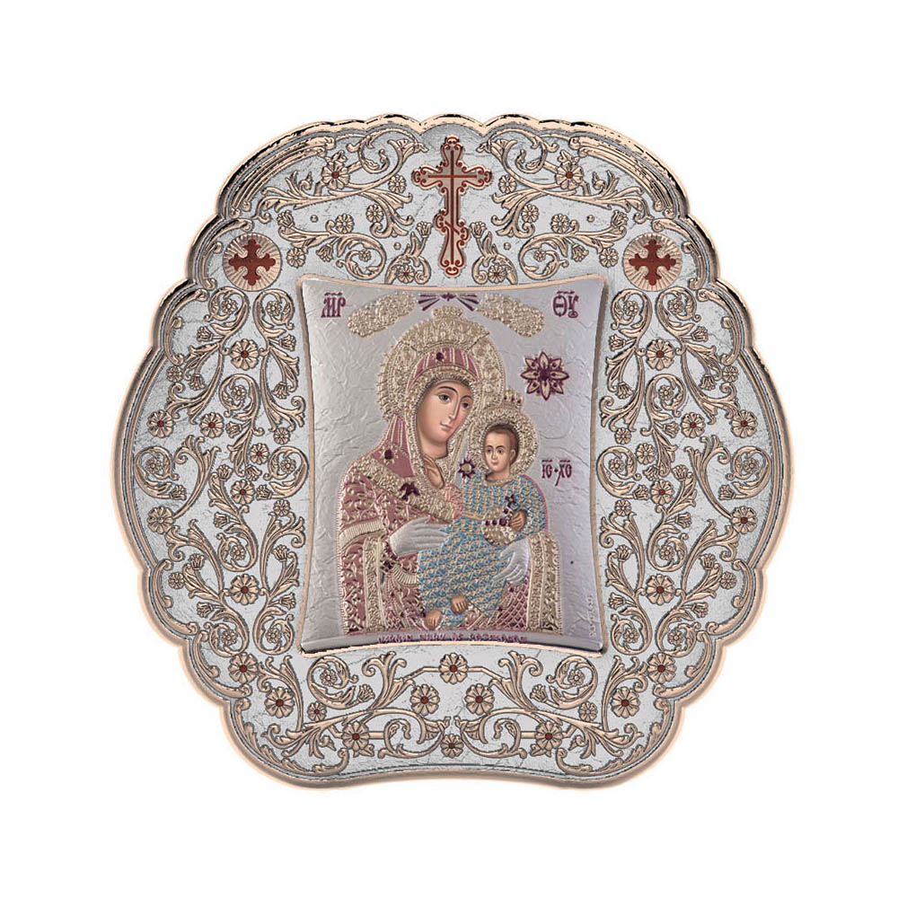 Virgin Mary from Bethlehem with Classic Round Frame