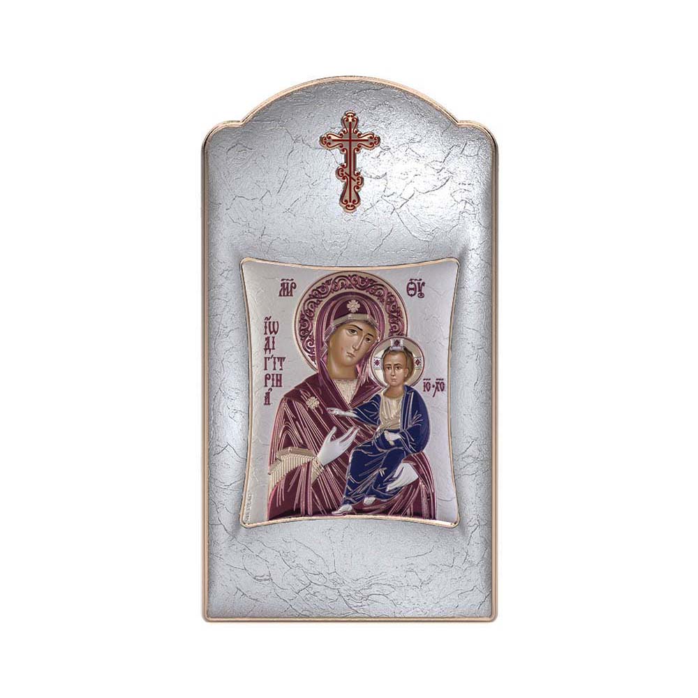 Virgin Mary Hodegetria with Modern Long Frame