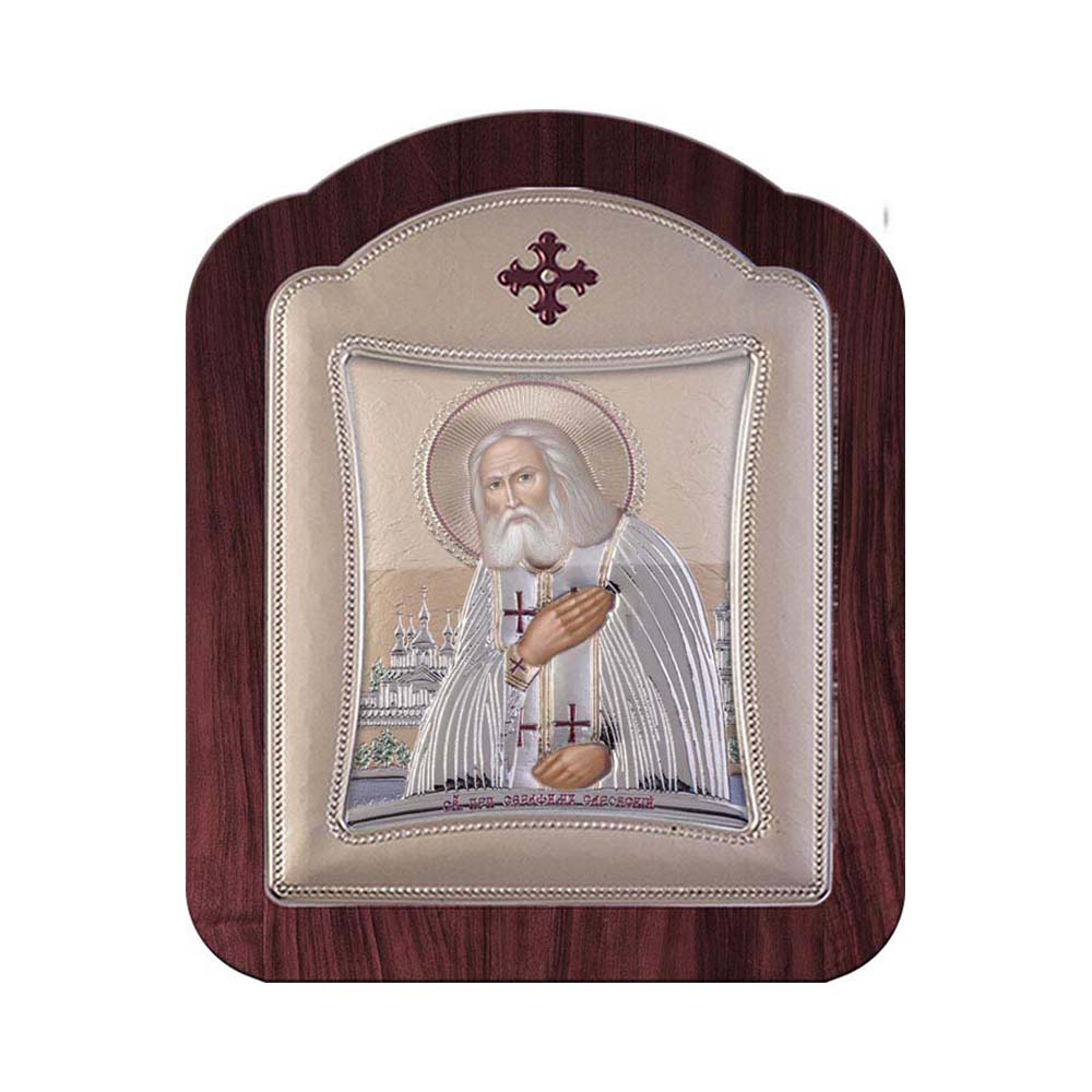 Saint Serapheim with Modern Frame and Glass