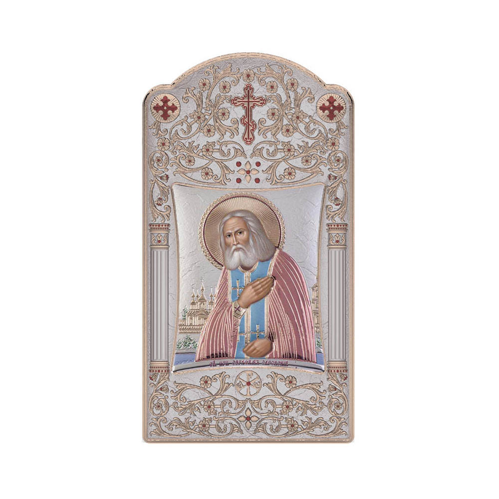 Αγιος  Σεραφείμ με Κλασικό Μακρόστενο Στεφάνι