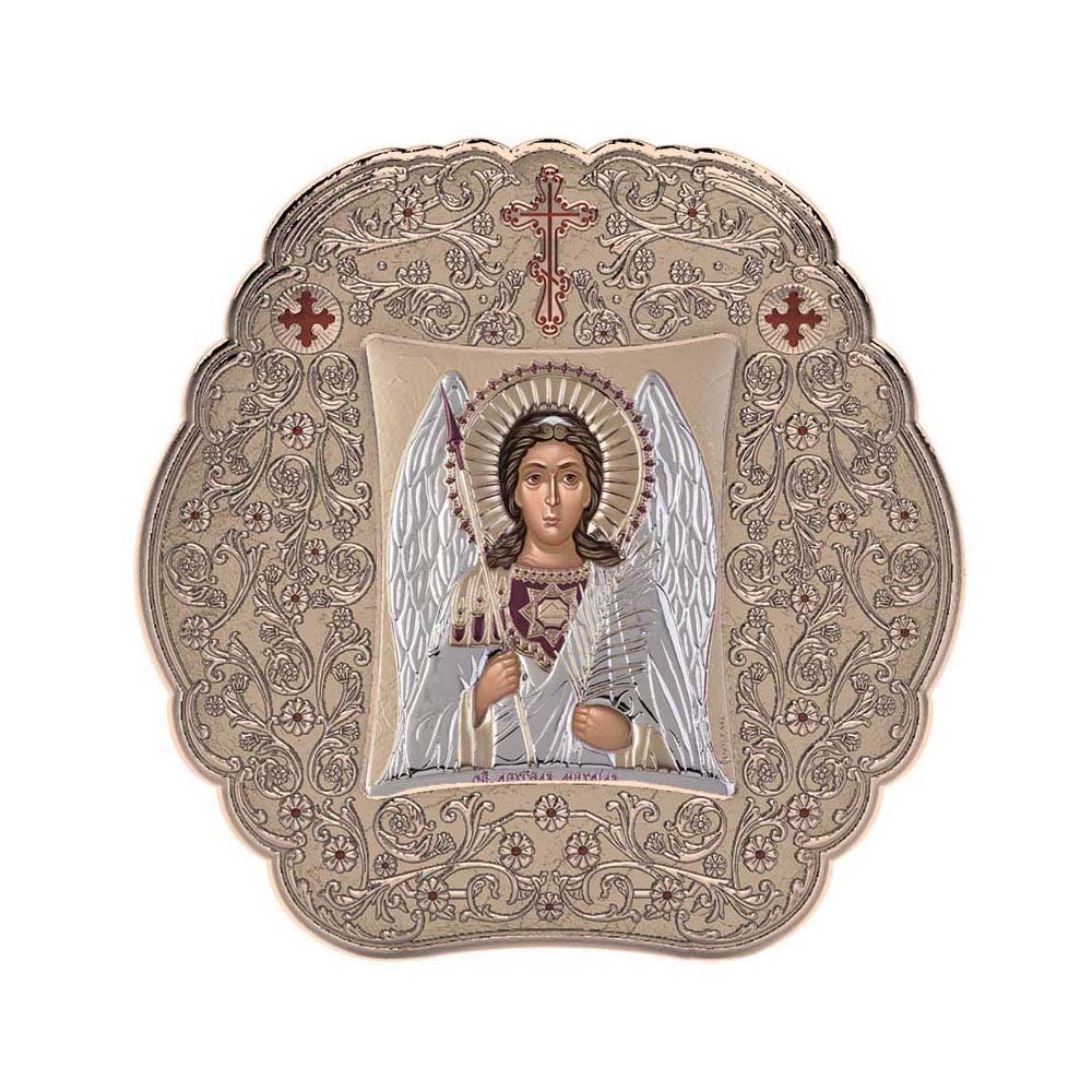 Archangel Michael with Classic Round Frame