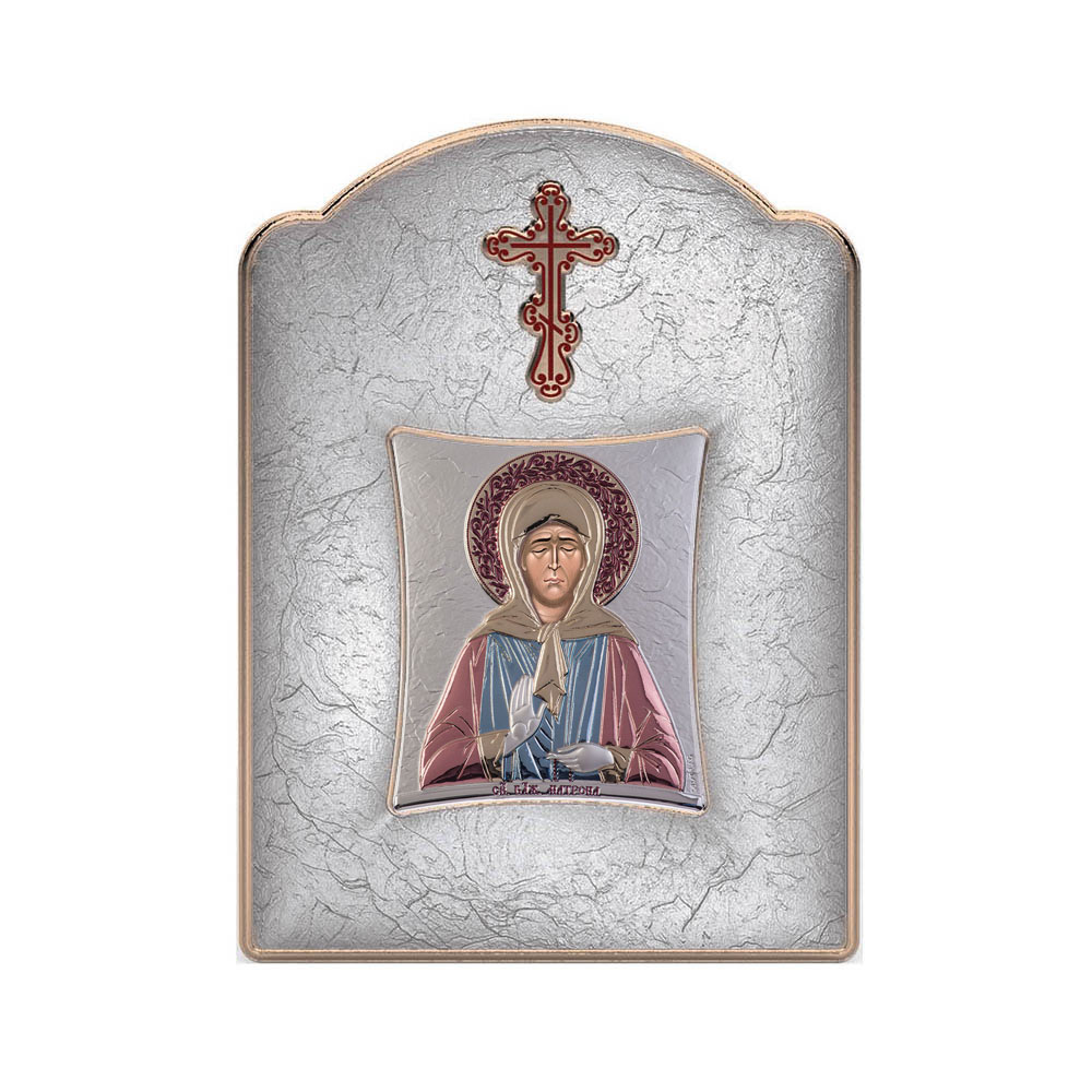 Saint Matrona with Modern Wide Frame