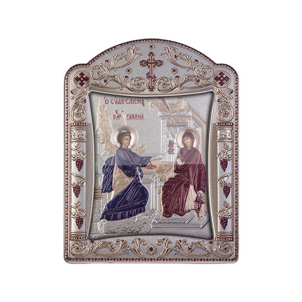 The Annunciation with Classic Frame and Glass