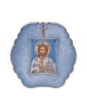 Christ with Modern Round Frame