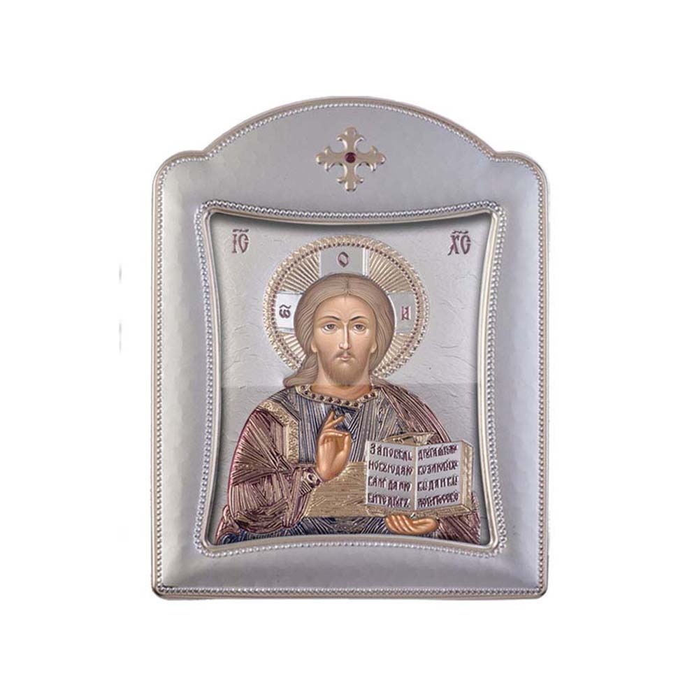 Christ with Modern Frame and Glass