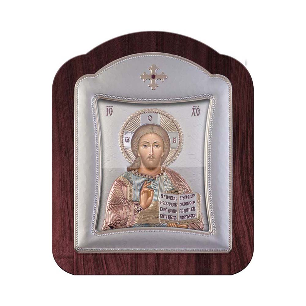 Christ with Modern Frame and Glass