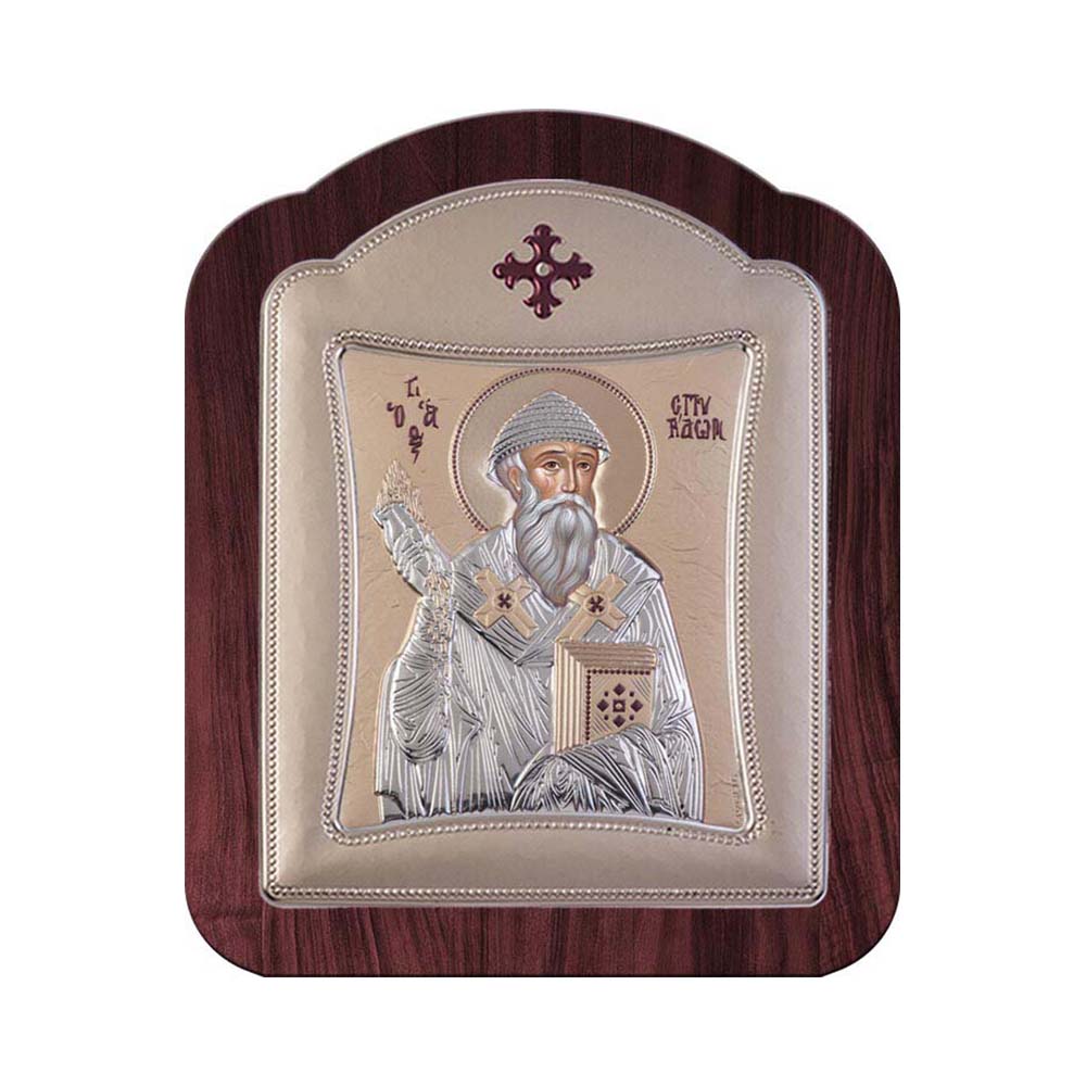 Saint Spyridon with Modern Frame
