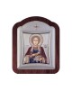 Saint Panteleimon with Modern Frame and Glass