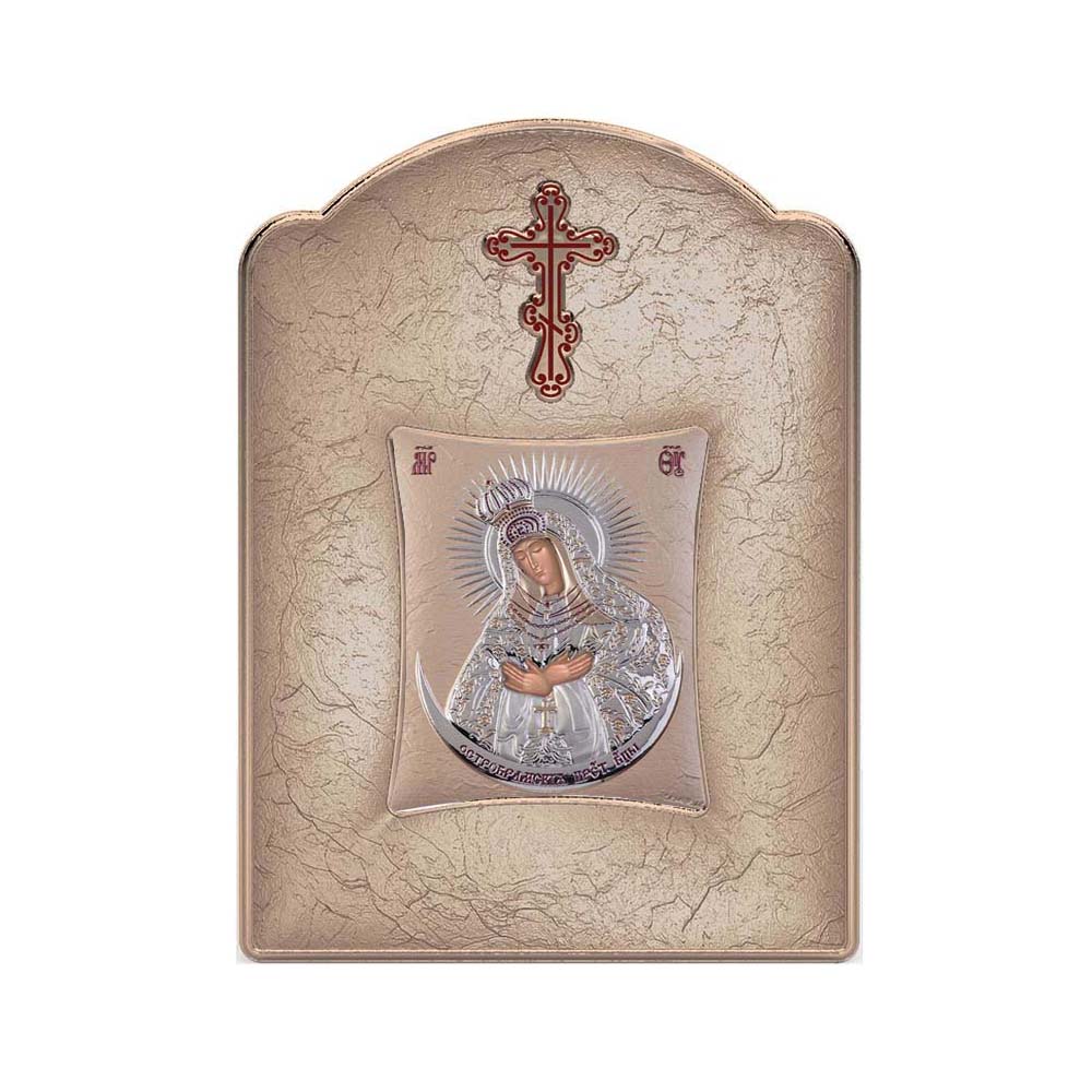 Virgin Mary of Stars with Modern Wide Frame