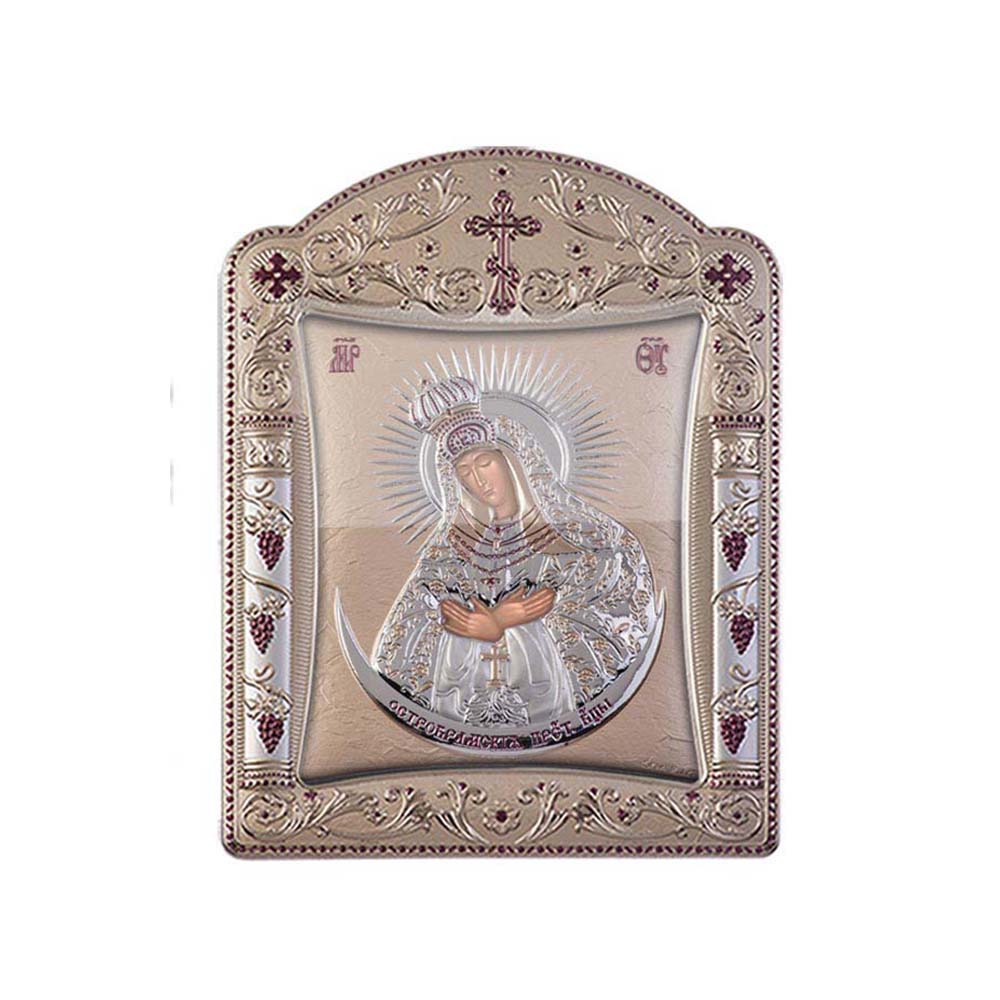 Virgin Mary of Stars with Classic Frame and Glass
