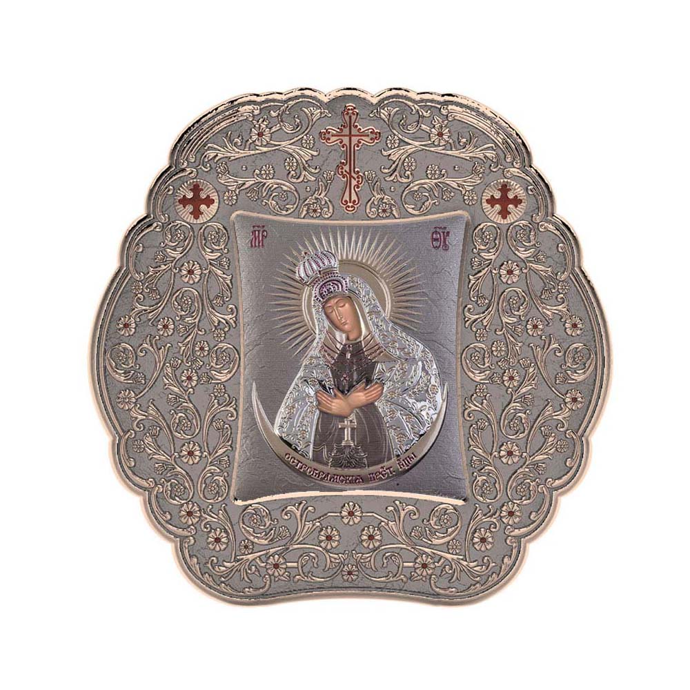 Virgin Mary of Stars with Classic Round Frame