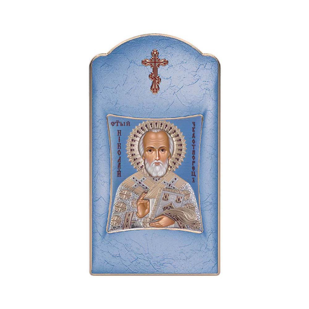 Αγιος Νικόλαος με Μοντέρνο Μακρόστενο Στεφάνι