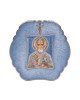 Saint Nicholas with Modern Round Frame