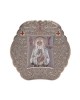 Saint Paisios with Classic Round Frame