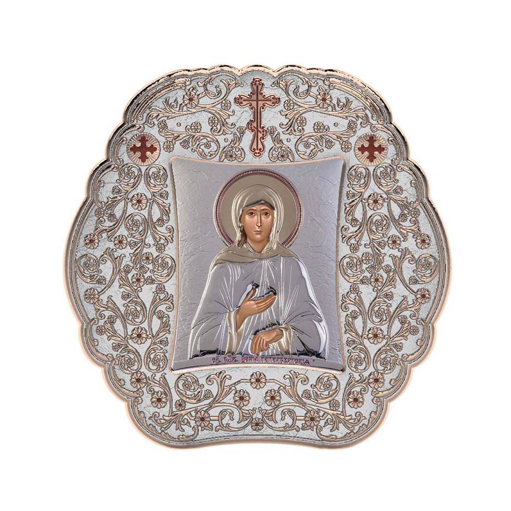 Saint Xenia with Classic Round Frame