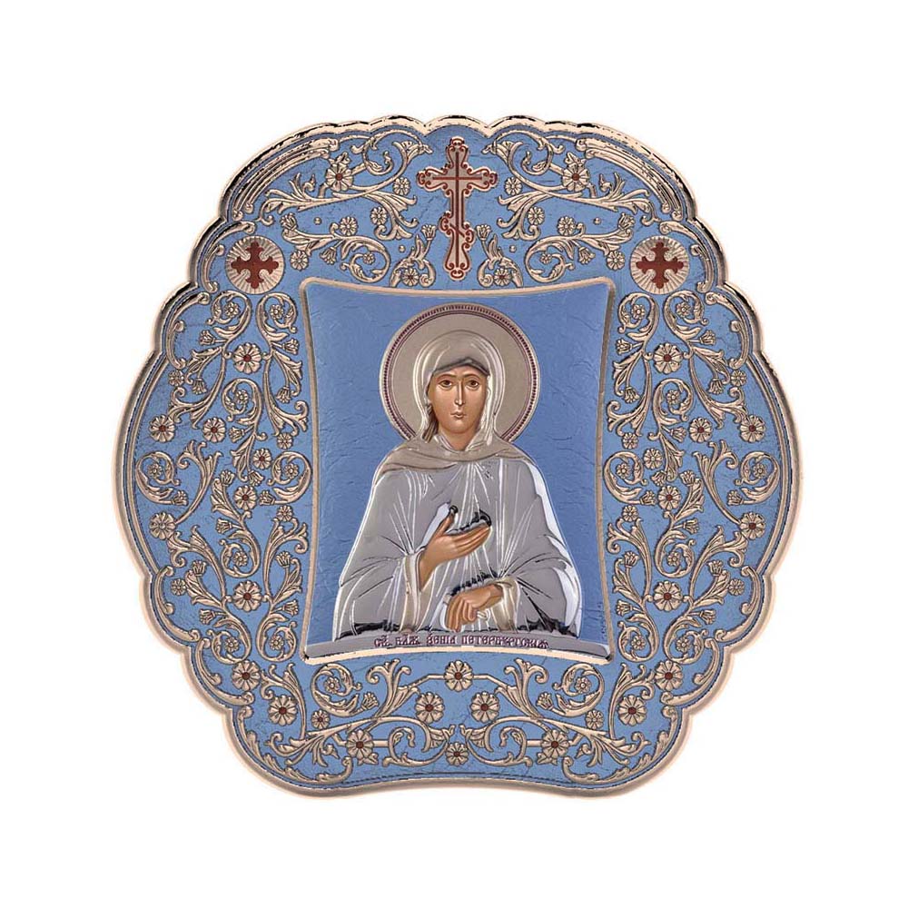 Saint Xenia with Classic Round Frame