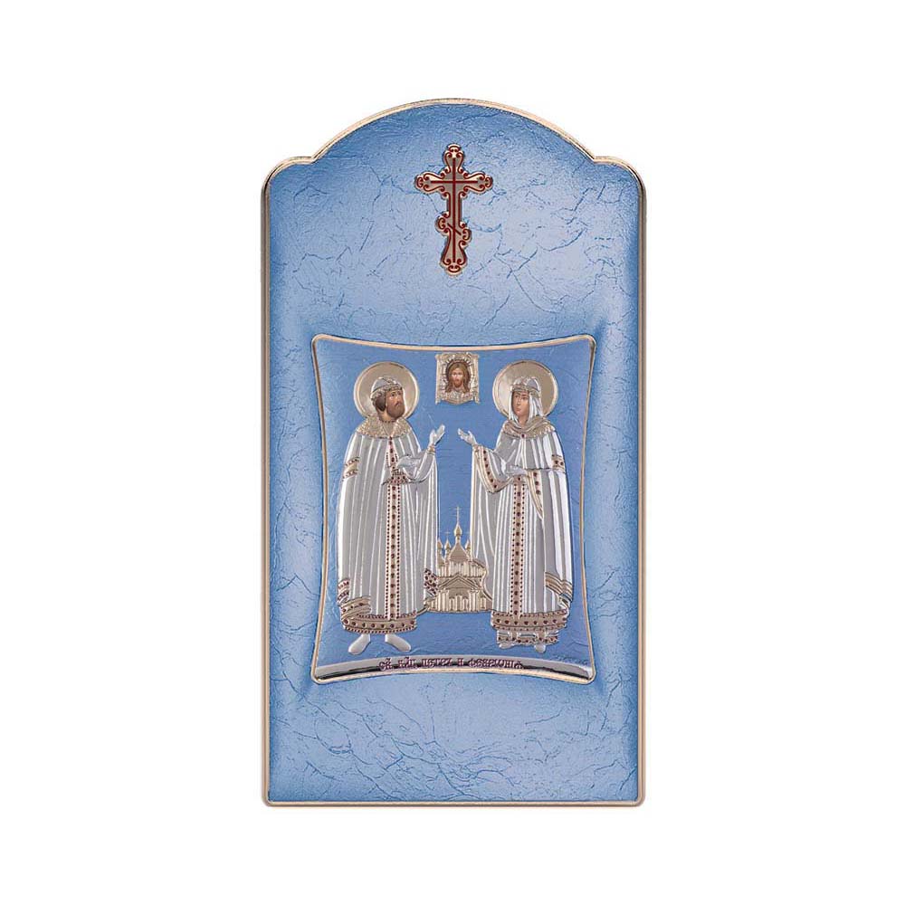 Αγιος Πέτρος και Αγία Ευδοκία με Μοντέρνο Μακρόστενο Στεφάνι