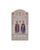 Saint Peter and Saint Evdokia with Classic Long Frame
