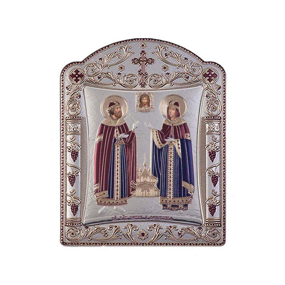 Saint Peter and Saint Evdokia with Classic Frame