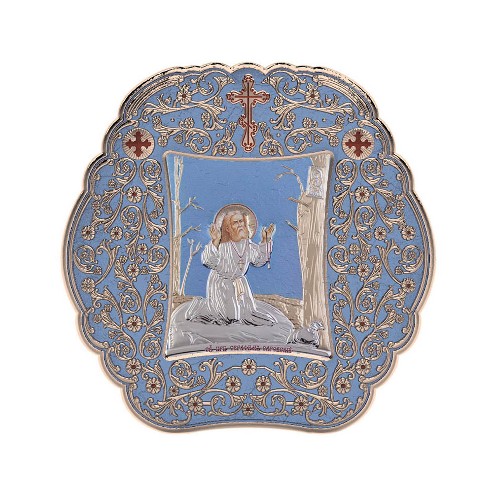 Saint Serapheim with Classic Round Frame