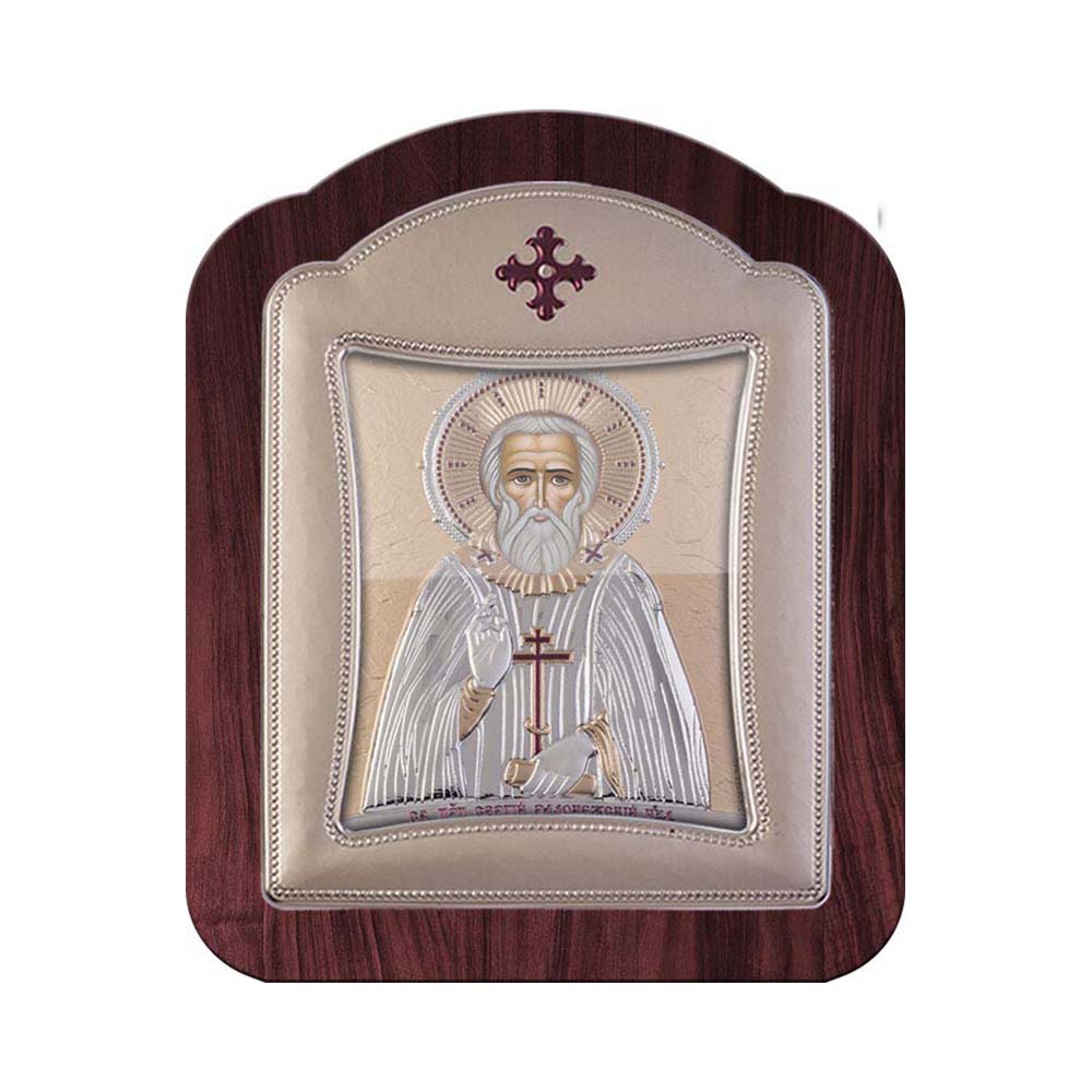 Saint Sergios with Modern Frame and Glass
