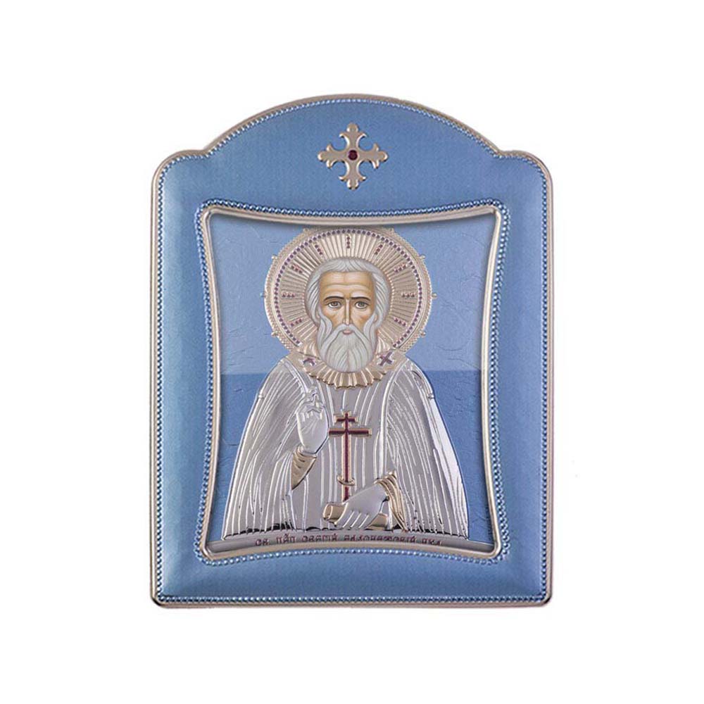 Saint Sergios with Modern Frame and Glass