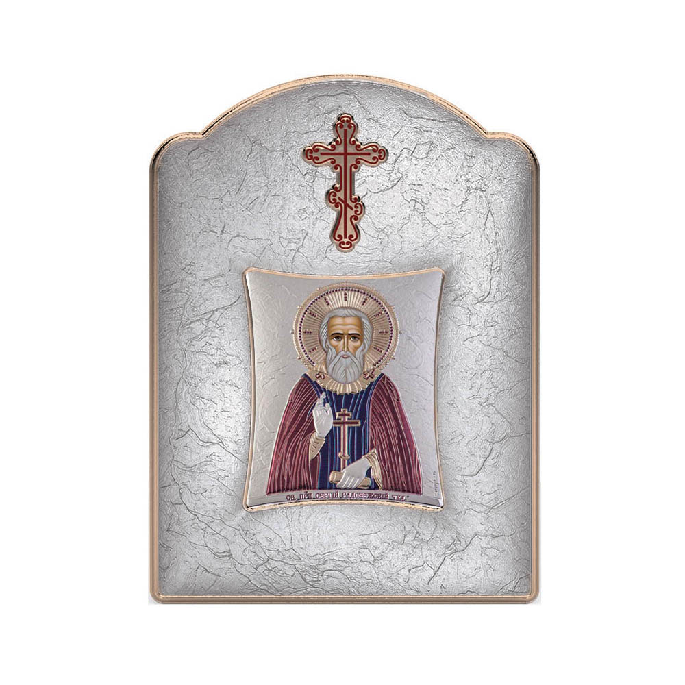 Saint Sergios with Modern Wide Frame