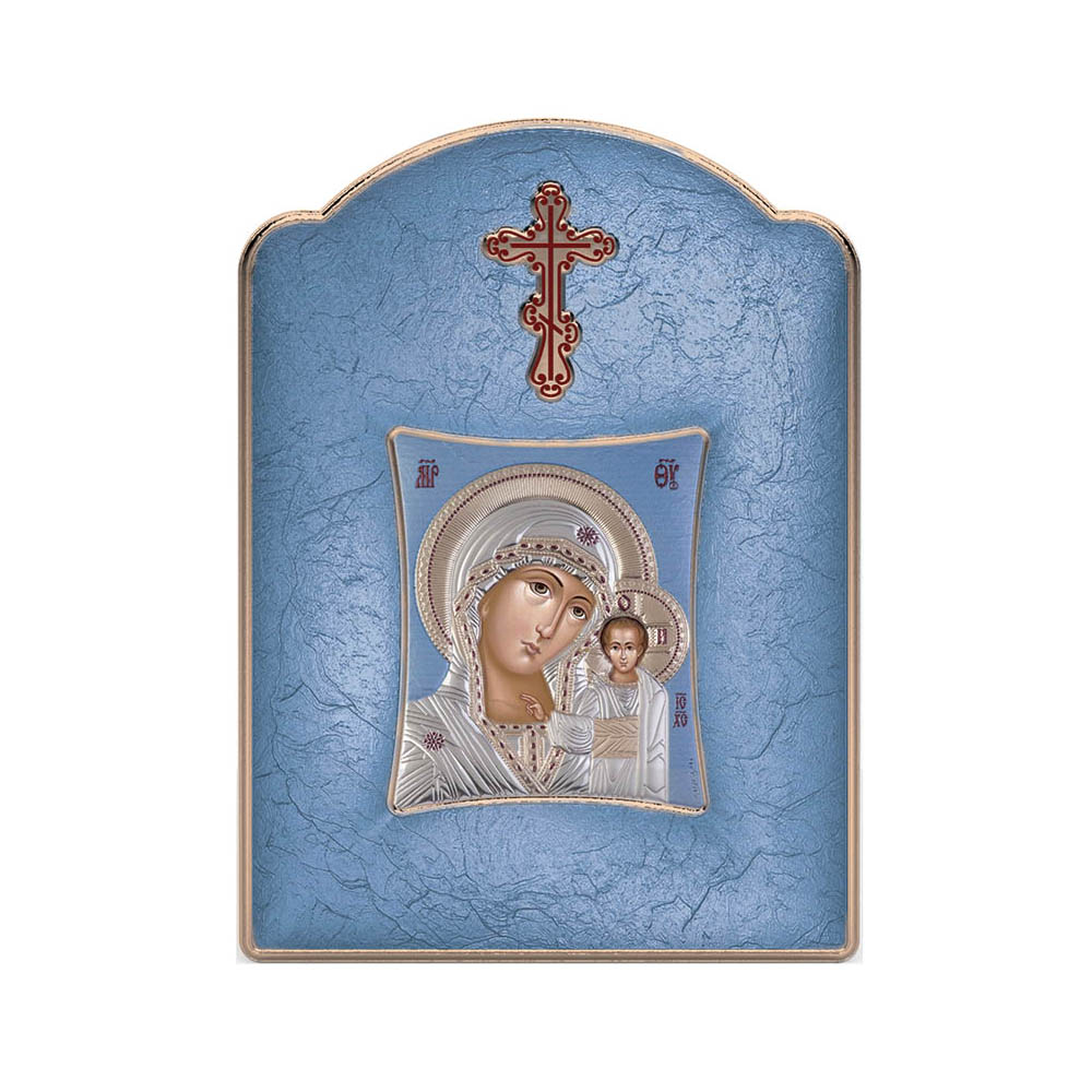 Virgin Mary Of Kazan with Modern Wide Frame