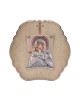 Virgin Mary of Vladimir with Modern Round Frame