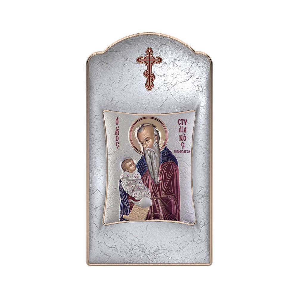 Saint Stylianos with Modern Long Frame