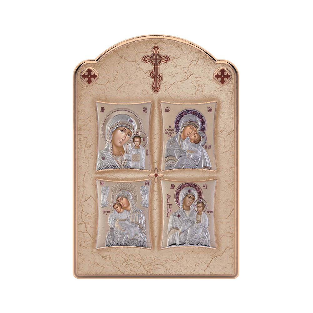 The maternity of the BVM with Modern Frame 4 in 1