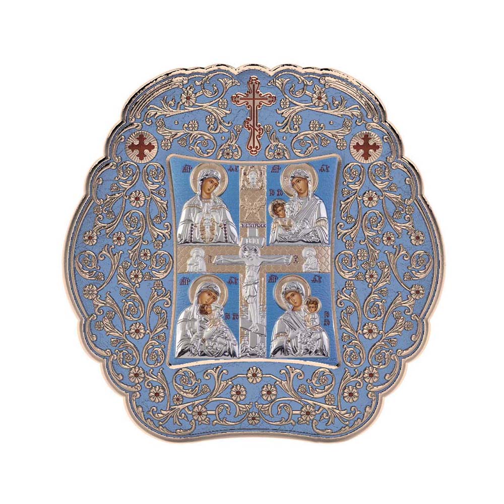 The maternity of the Blessed Virgin Mary with Classic Round Frame