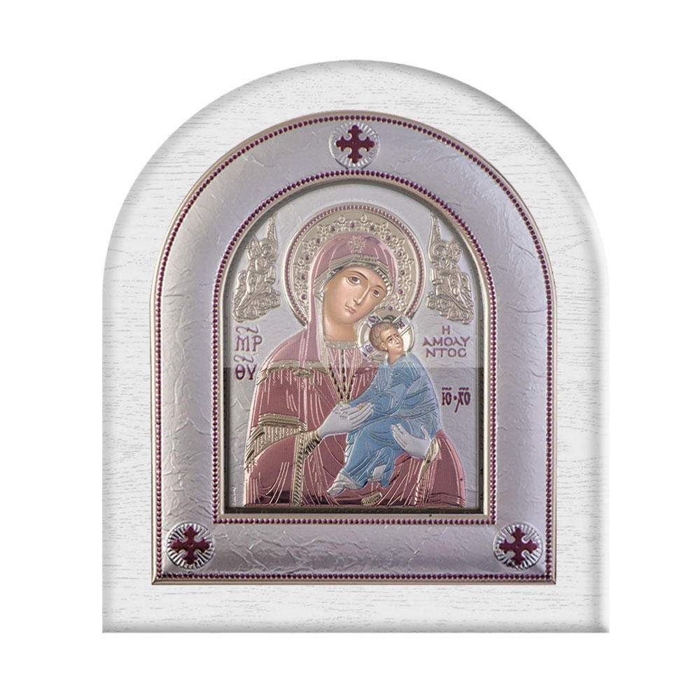 Uninfected Virgin Mary with Classic Frame and Glass