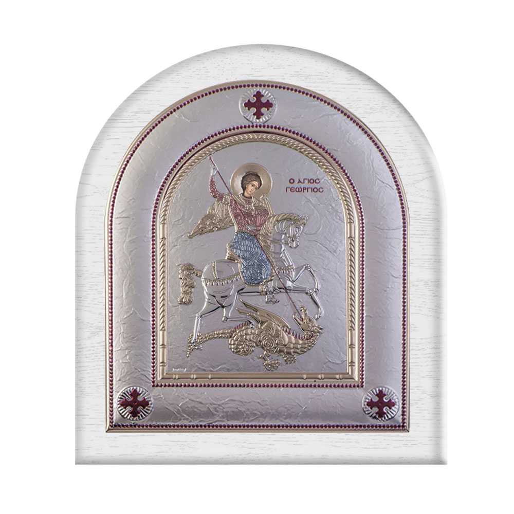 Saint George with Modern Frame