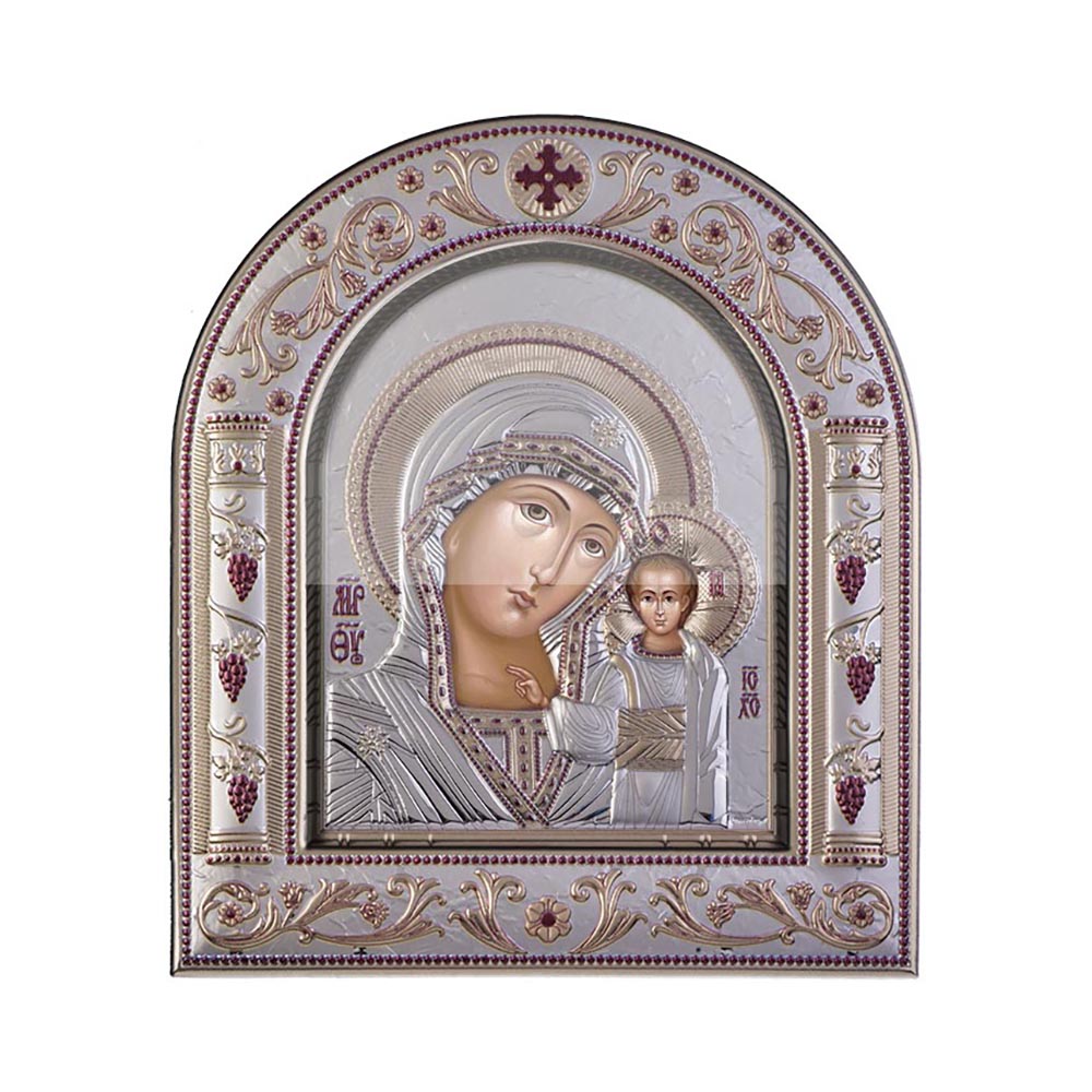 Virgin Mary Of Kazan with Classic Frame and Glass
