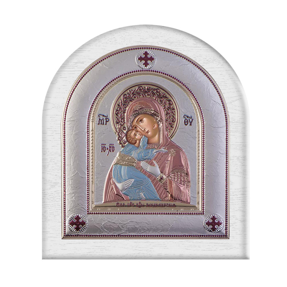Virgin Mary of Vladimir with Modern Frame
