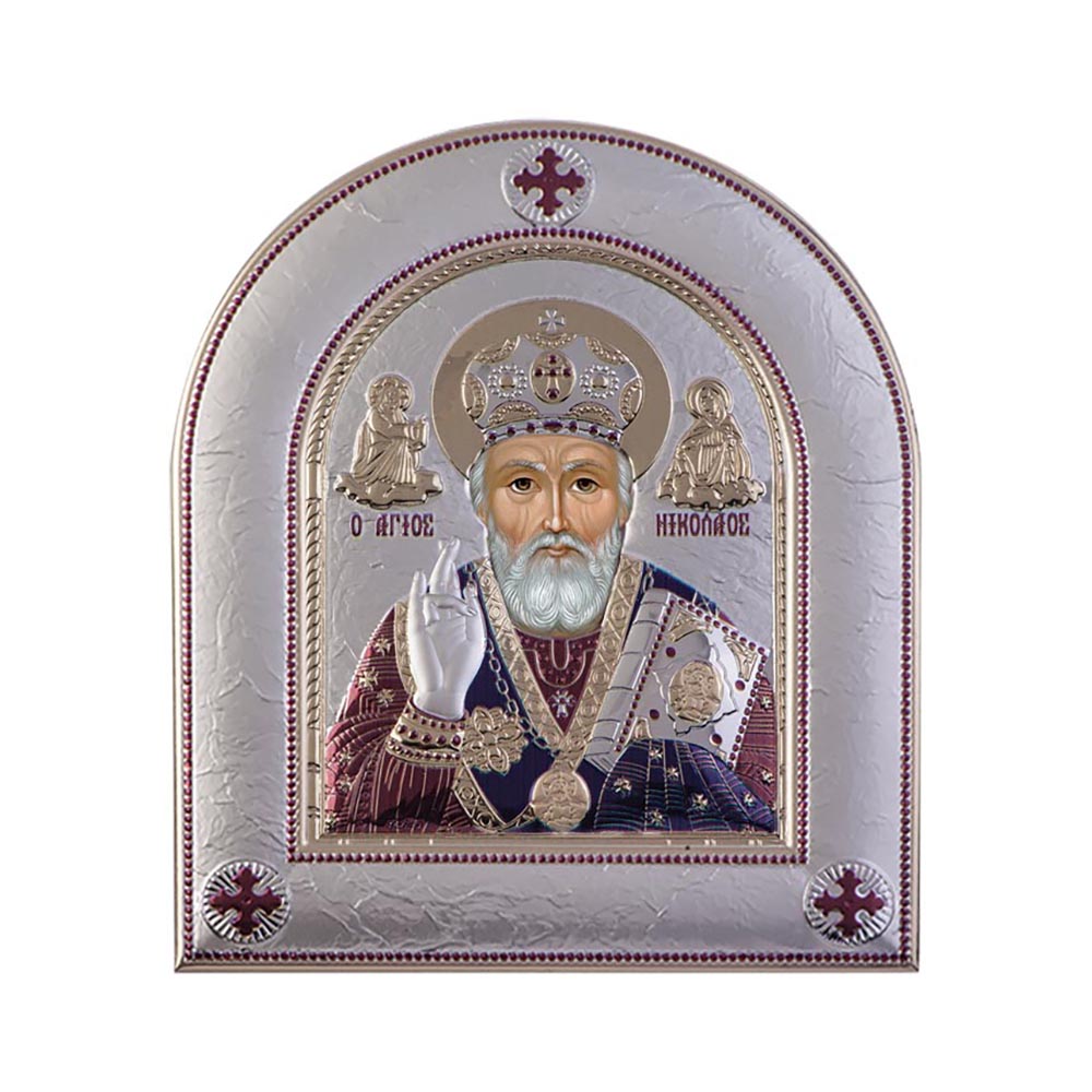 Αγιος Νικόλαος με Μοντέρνο Κανονικό Στεφάνι