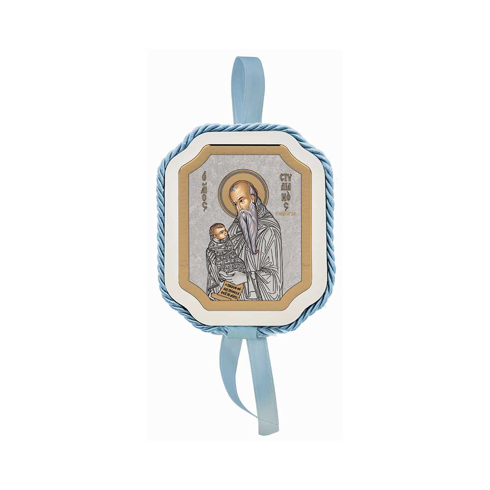 St. Stylianos -00649 Swing's enamelled icon