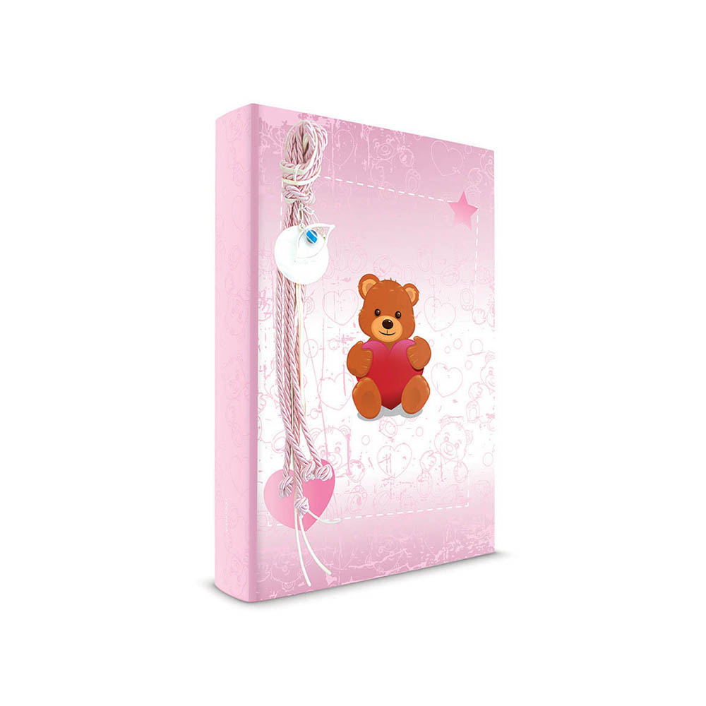Album with design  bear and hearts