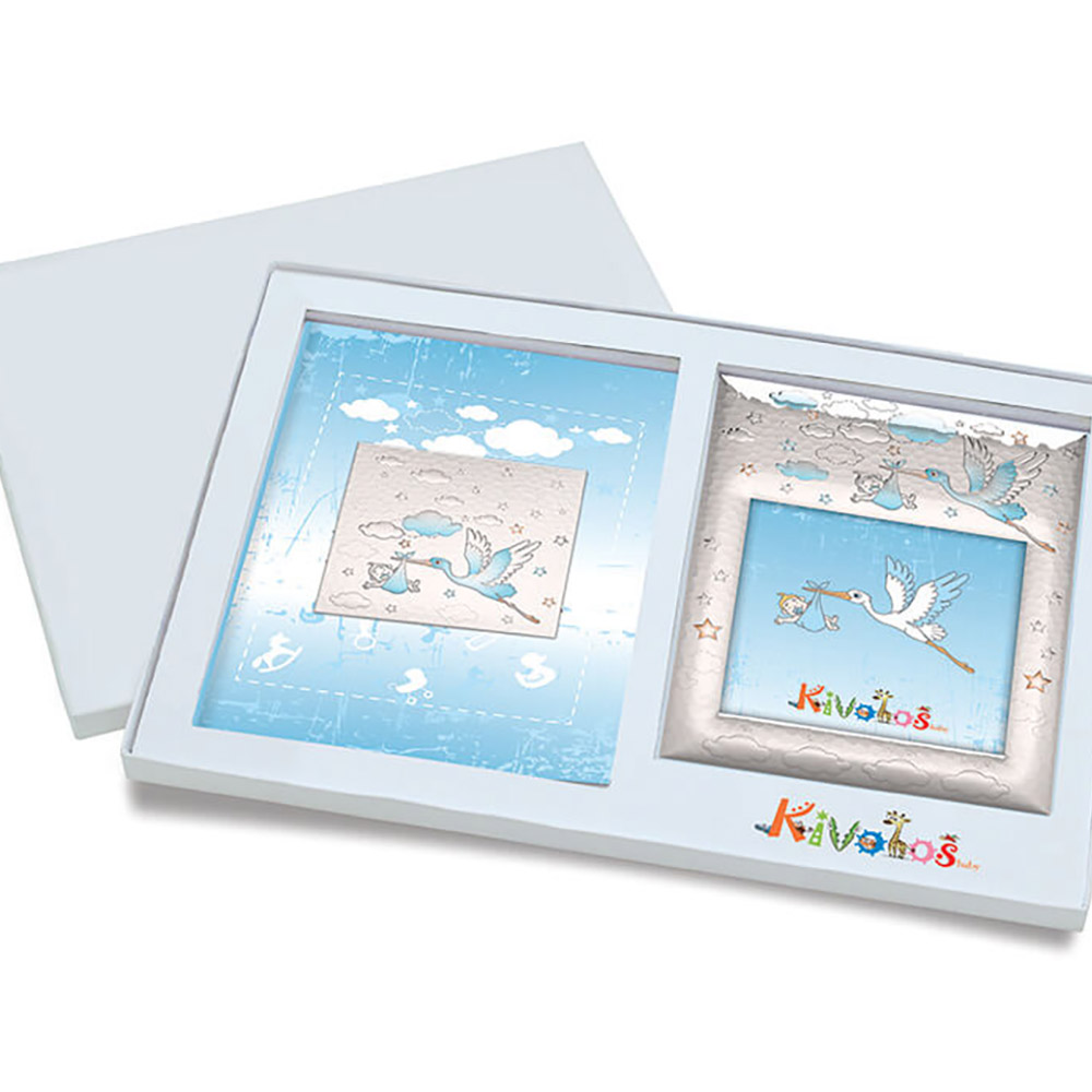 Children's Album with Stork Design