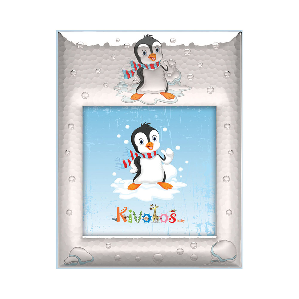 Children's Frame with Penguin Design