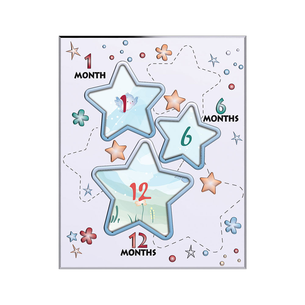 Frame with Star Months Design