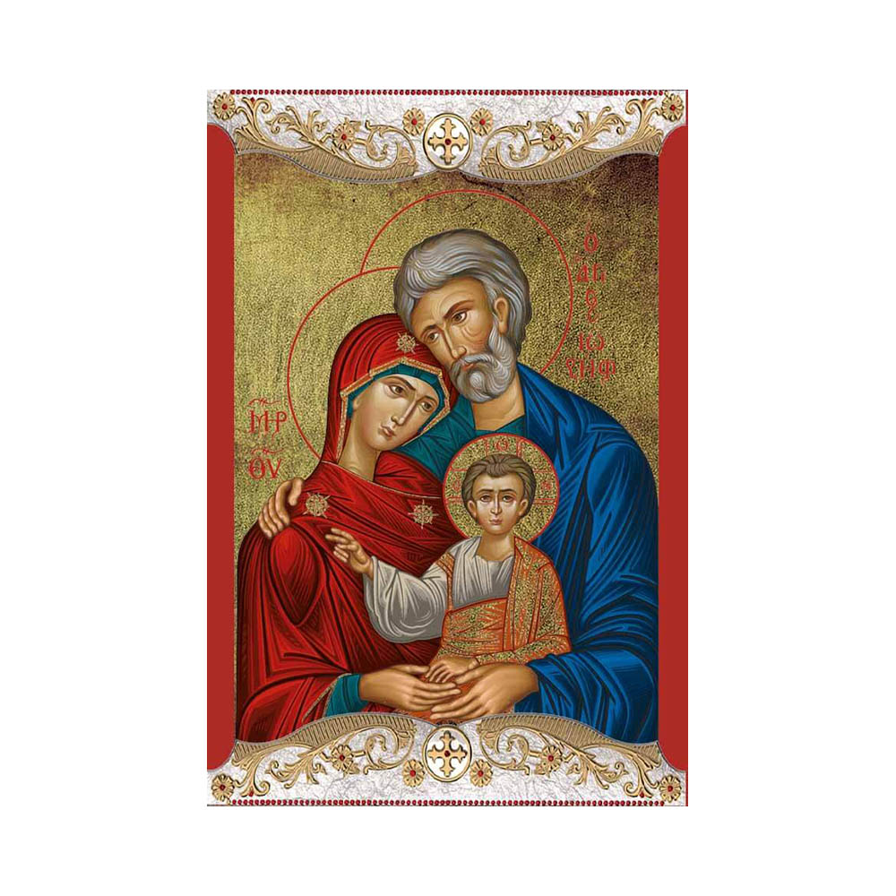 Holy Family with Vintage Frame