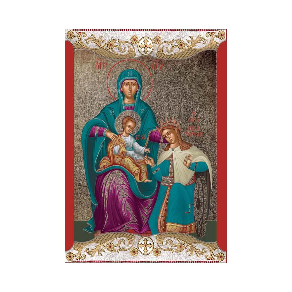 Saint Catherine with Vintage Frame