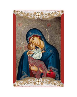 Virgin Mary Sweet Kiss with Vintage Frame
