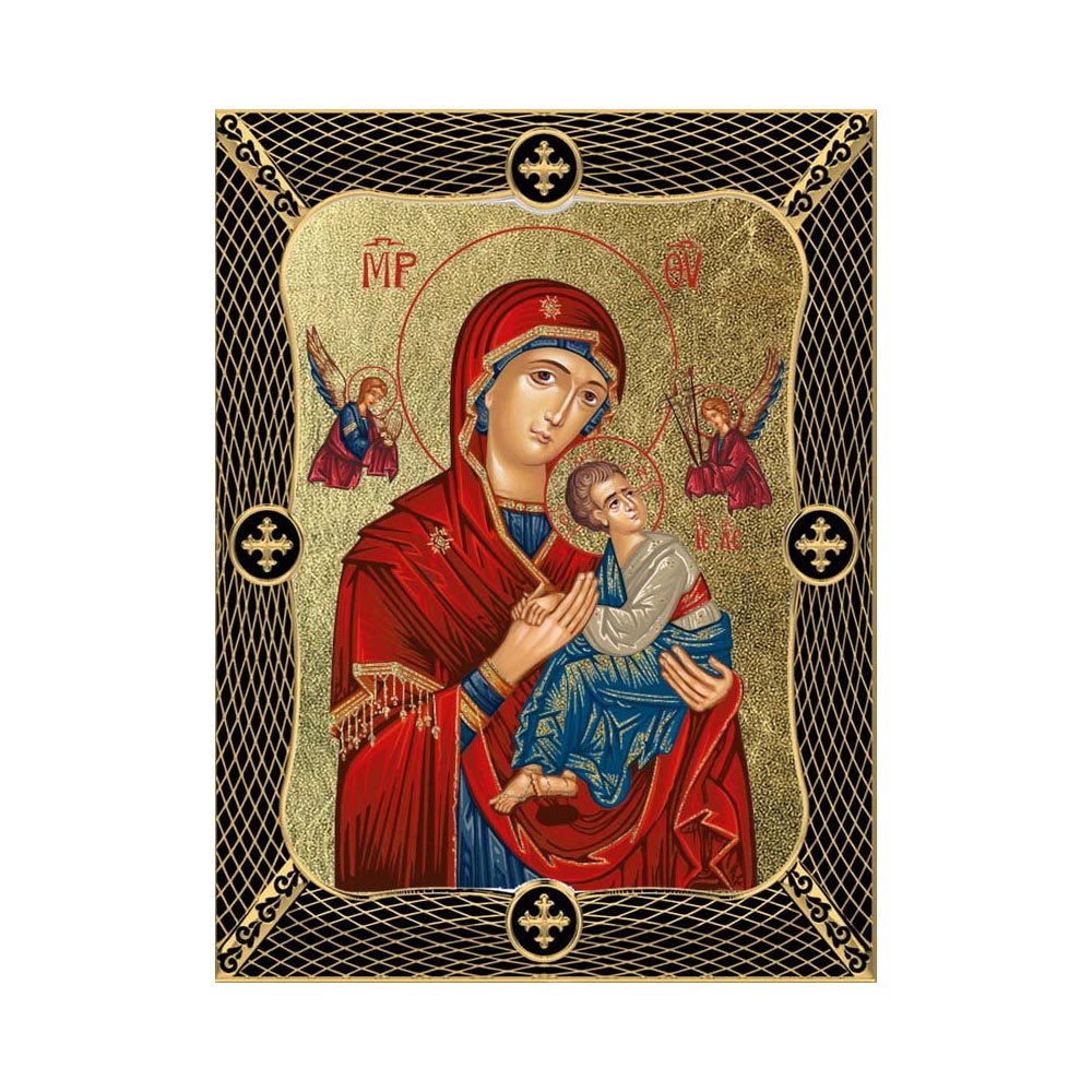 Uninfected Virgin Mary with Grid Frame