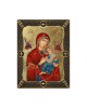 Uninfected Virgin Mary with Grid Frame