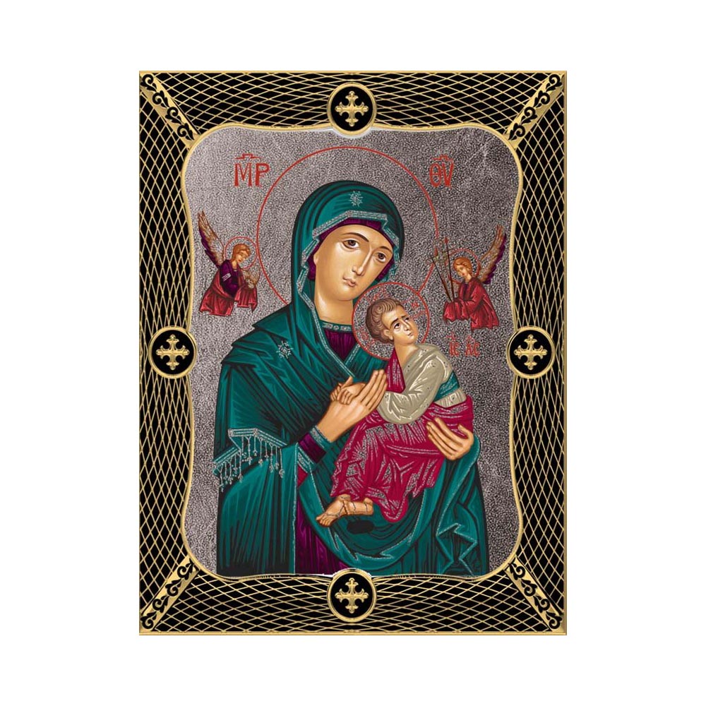 Uninfected Virgin Mary with Grid Frame