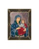 Virgin Mary Of Jerusalem with Grid Frame